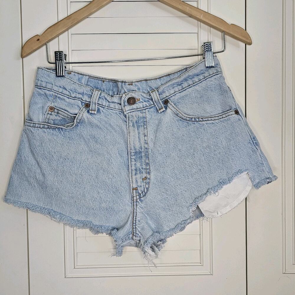 VTG 90s faded Levi’s 560 Shorts Cutoff's - Made in USA - Women's 30" x 2"